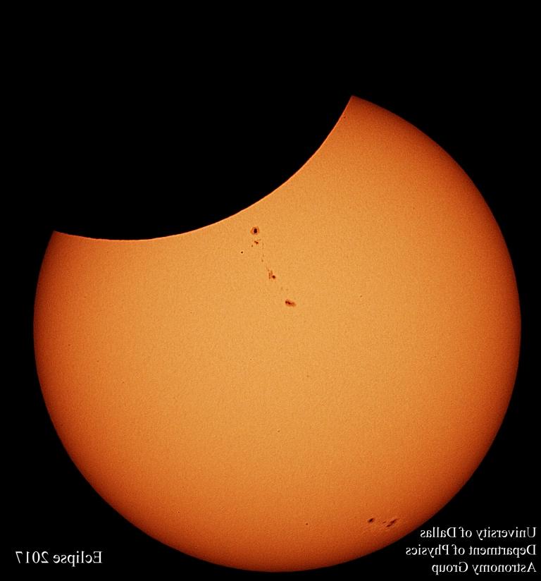 日食2017太阳黑子